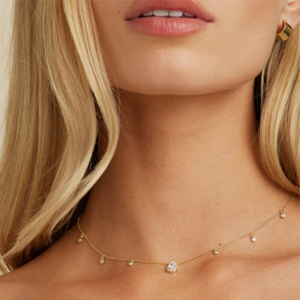 UNTAMED PETALS Miles Choker Necklace (Gold)